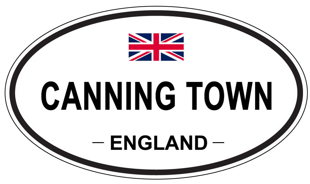 CANNING TOWN, England - Oval Magnet