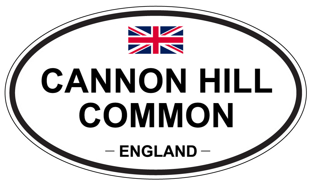 CANNON HILL COMMON, ENGLAND - Oval Sticker