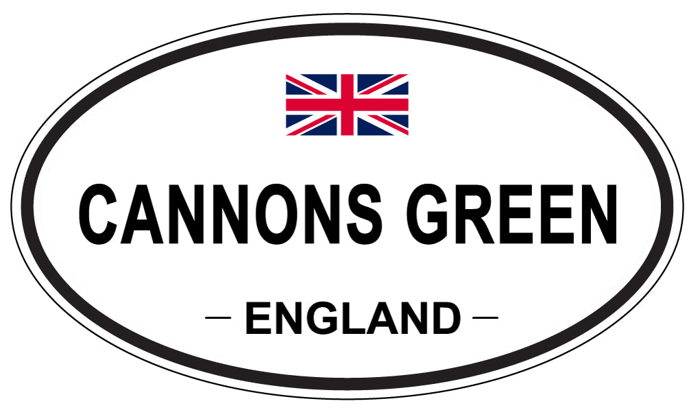 CANNONS GREEN, England - Oval Magnet