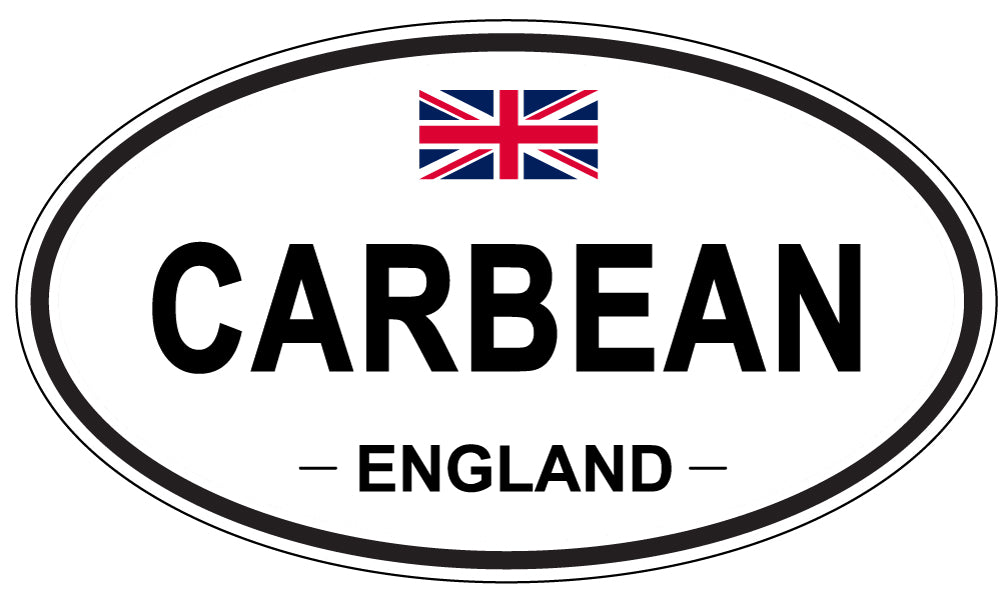 CARBEAN, ENGLAND - Oval Sticker