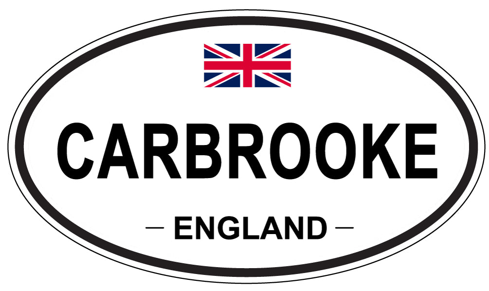 CARBROOKE, England - Oval Magnet