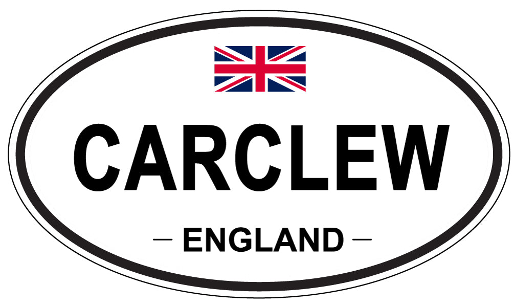CARCLEW, ENGLAND - Oval Sticker
