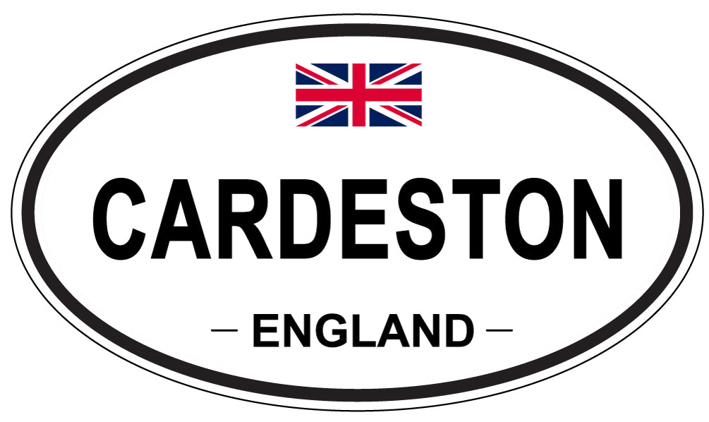 CARDESTON, ENGLAND - Oval Sticker