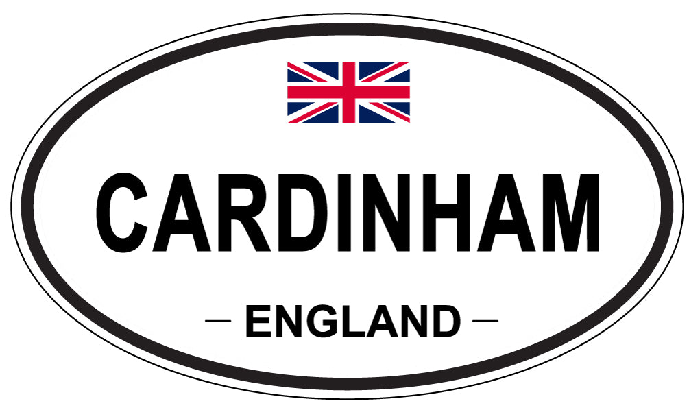 CARDINHAM, ENGLAND - Oval Sticker