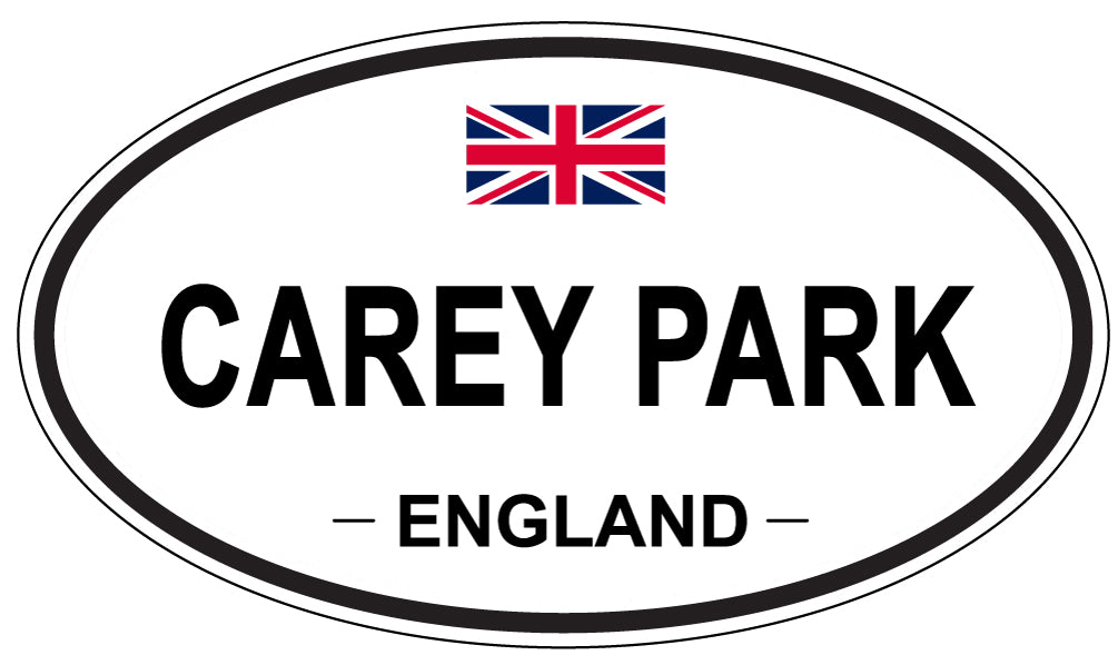 CAREY PARK, England - Oval Magnet