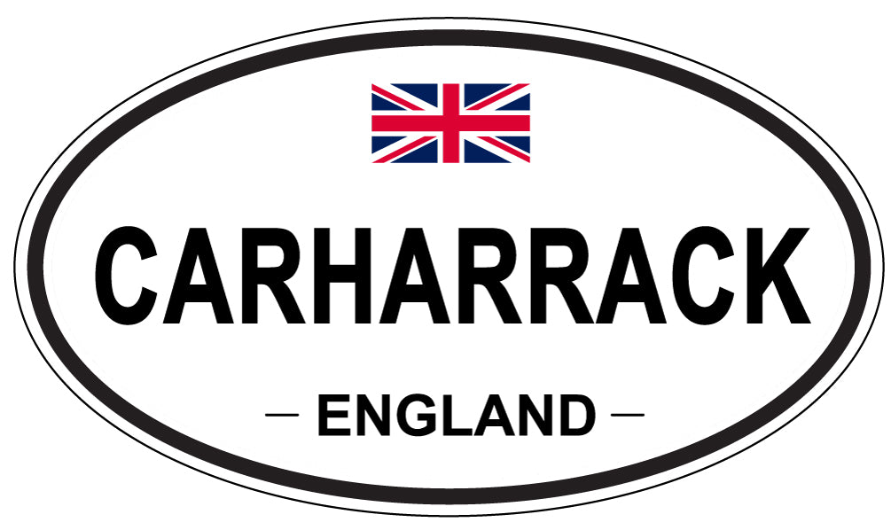 CARHARRACK, ENGLAND - Oval Sticker