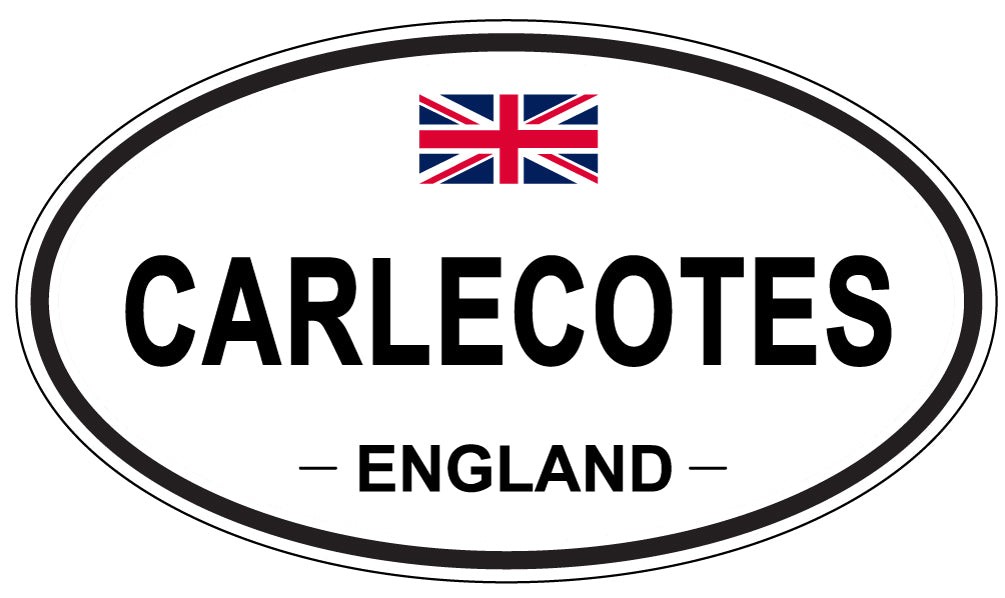 CARLECOTES, ENGLAND - Oval Sticker