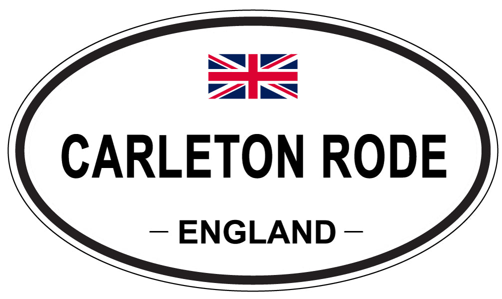 CARLETON RODE, England - Oval Magnet