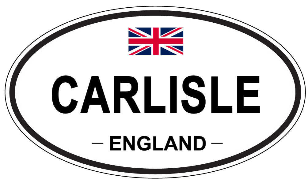 CARLISLE, ENGLAND - Oval Sticker