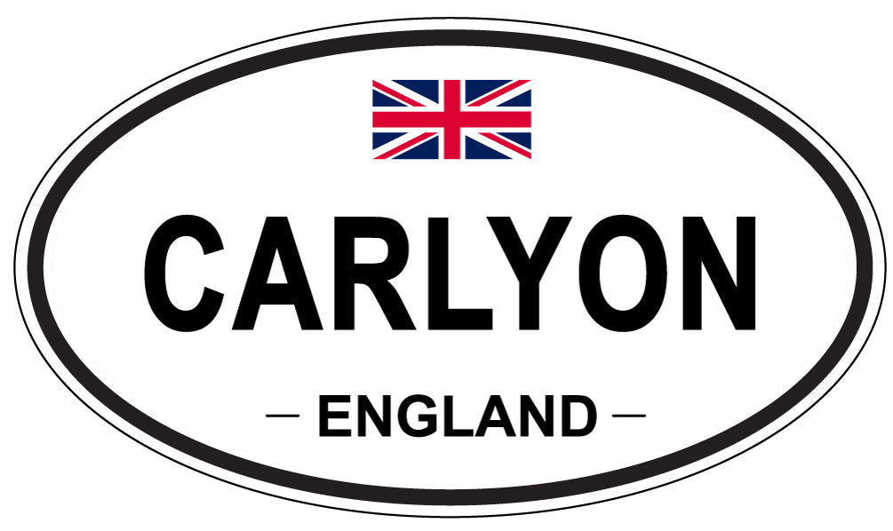 CARLYON, ENGLAND - Oval Sticker