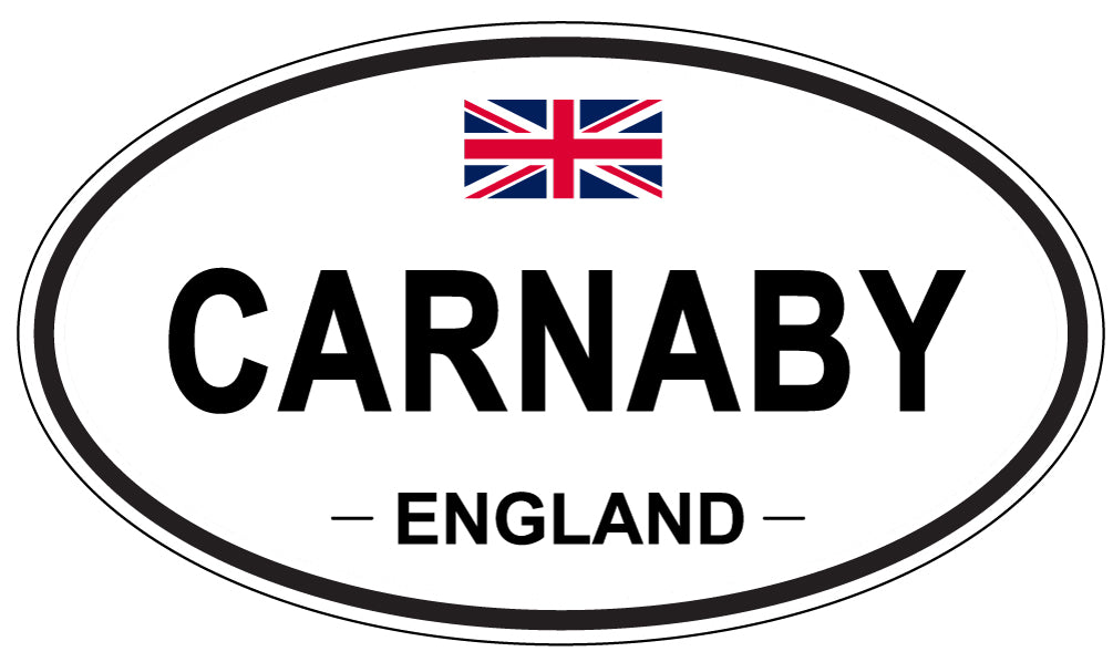 CARNABY, ENGLAND - Oval Sticker