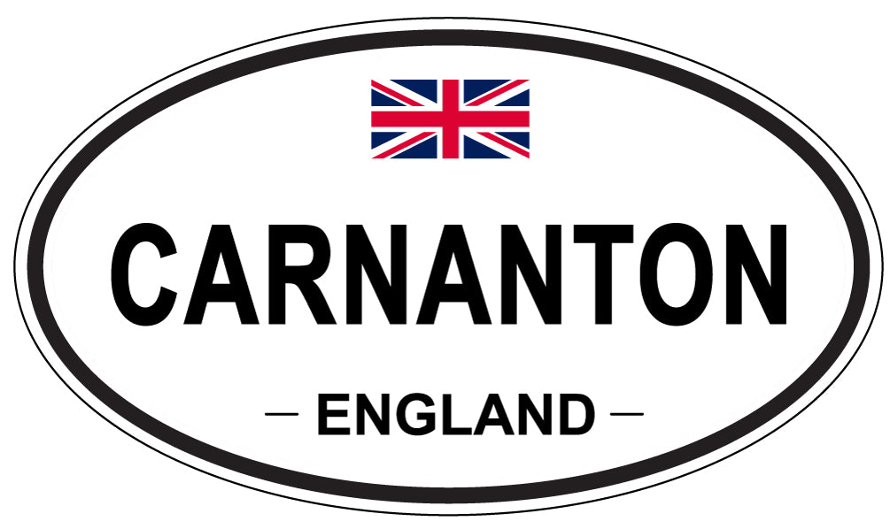 CARNANTON, ENGLAND - Oval Sticker