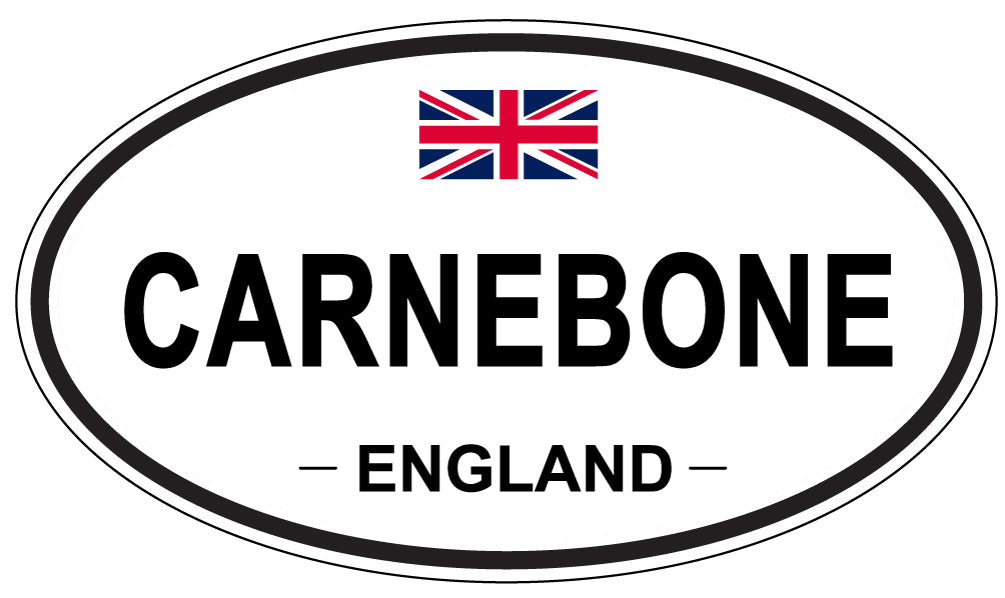 CARNEBONE, ENGLAND - Oval Sticker