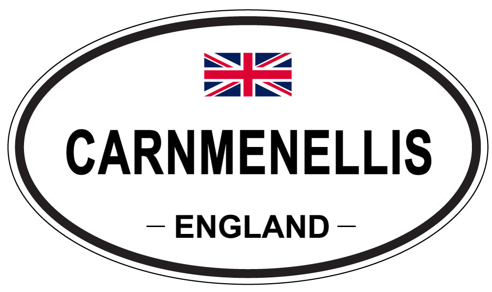 CARNMENELLIS, ENGLAND - Oval Sticker