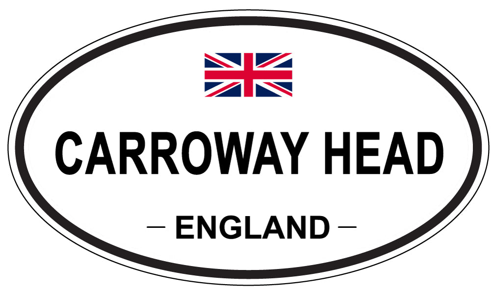 CARROWAY HEAD, ENGLAND - Oval Sticker