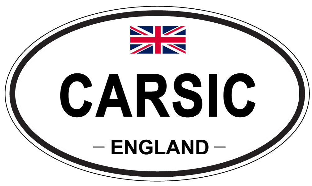 CARSIC, England - Oval Magnet