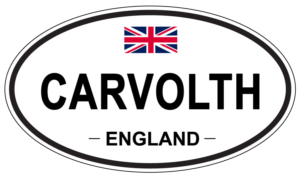 CARVOLTH, ENGLAND - Oval Sticker