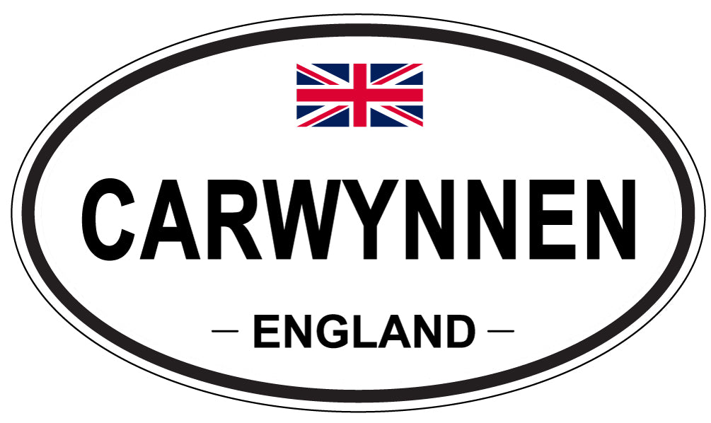 CARWYNNEN, ENGLAND - Oval Sticker