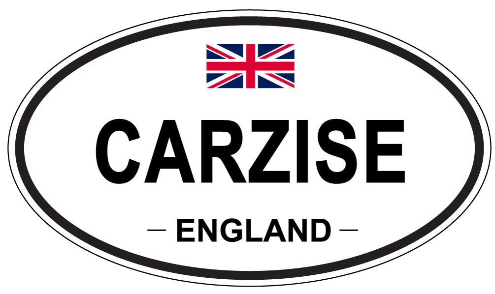 CARZISE, England - Oval Magnet