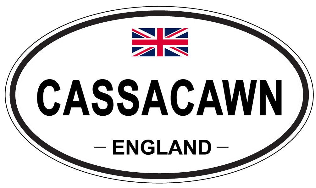 CASSACAWN, ENGLAND - Oval Sticker