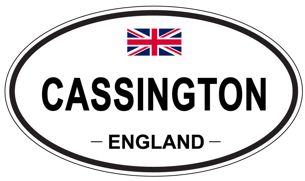 CASSINGTON, England - Oval Magnet