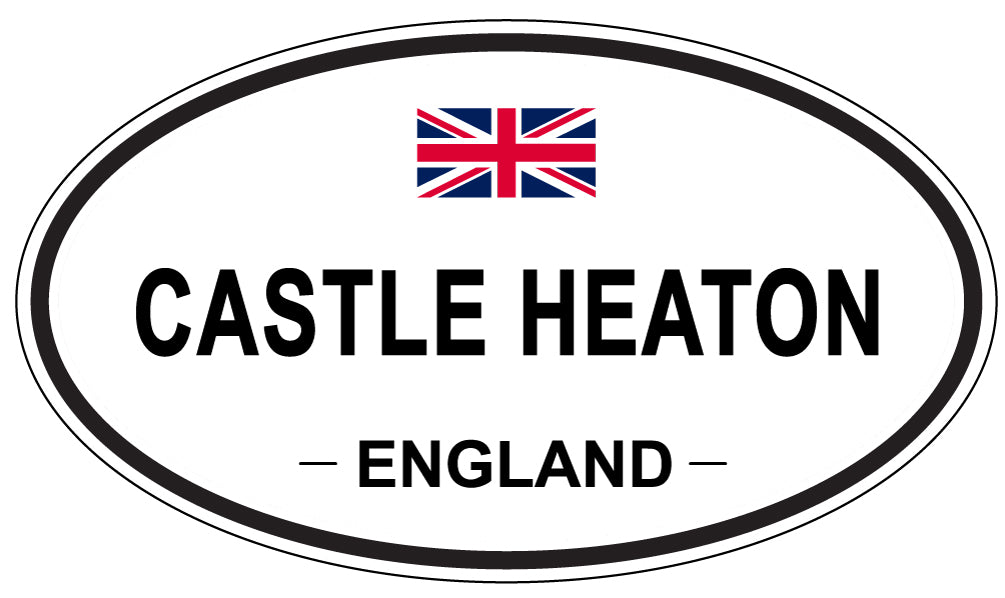 CASTLE HEATON, England - Oval Magnet
