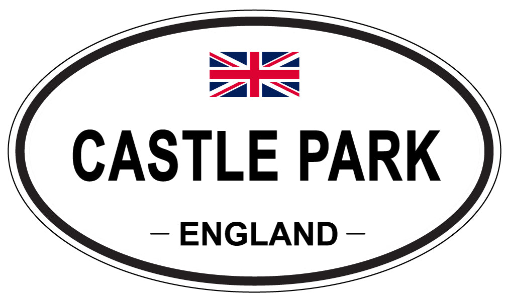 CASTLE PARK, ENGLAND - Oval Sticker