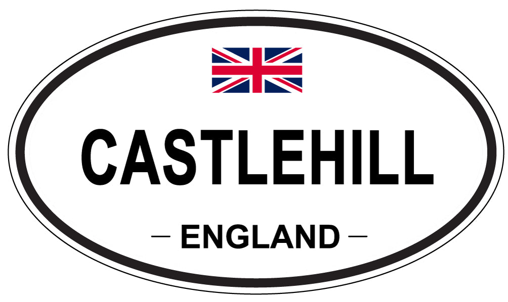 CASTLEHILL, ENGLAND - Oval Sticker