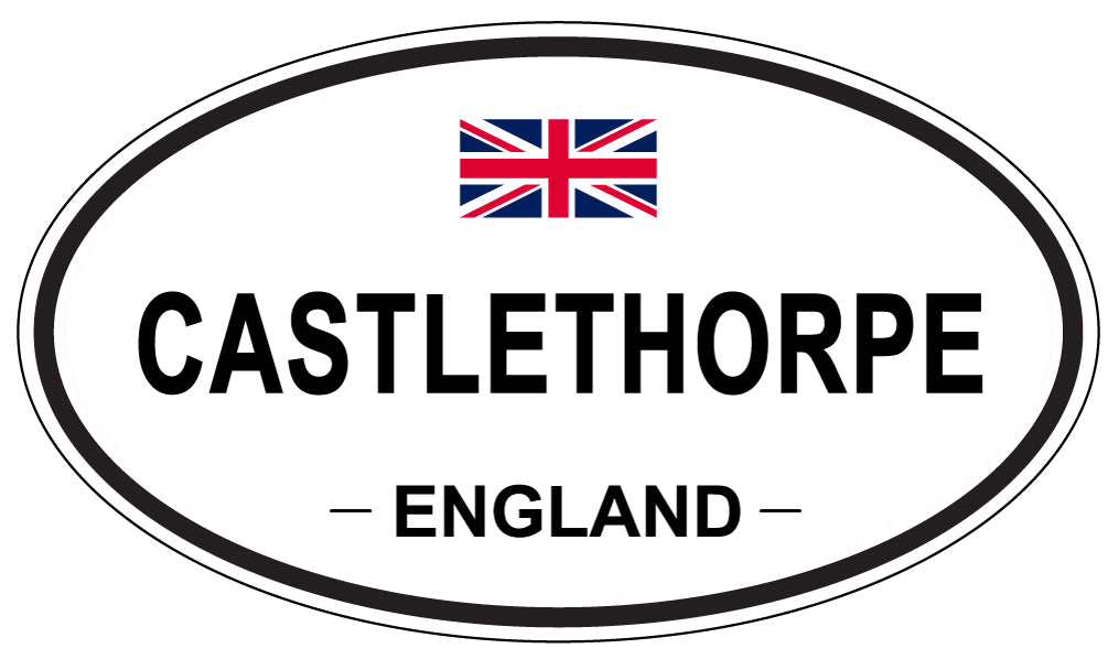 CASTLETHORPE, ENGLAND - Oval Sticker