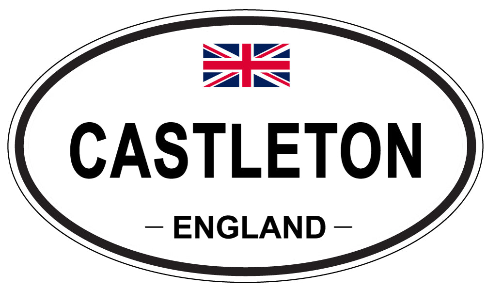 CASTLETON, England - Oval Magnet