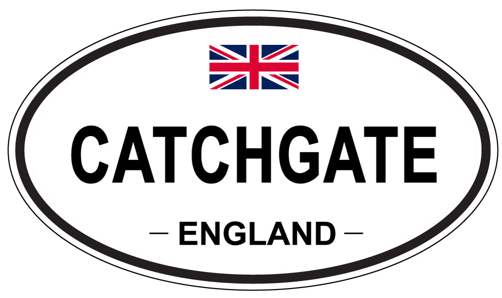 CATCHGATE, England - Oval Magnet