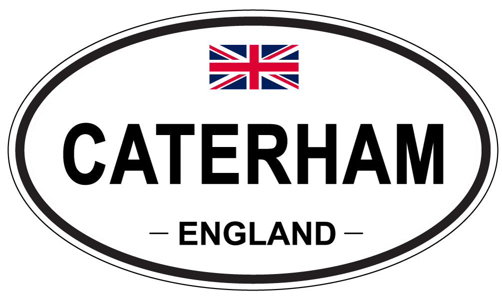 CATERHAM, ENGLAND - Oval Sticker