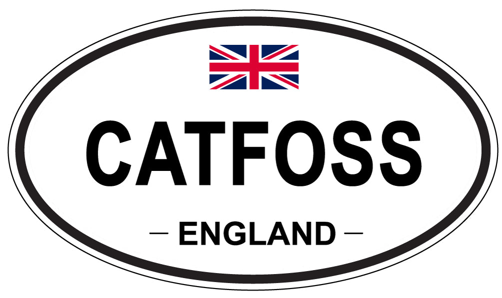 CATFOSS, ENGLAND - Oval Sticker