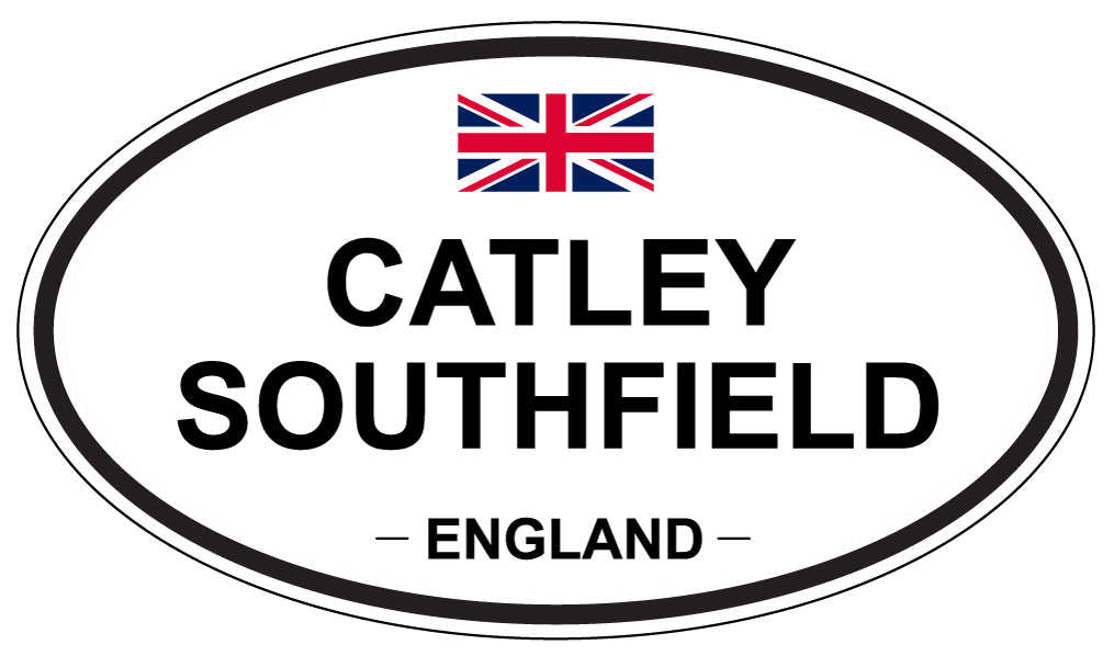 CATLEY SOUTHFIELD, ENGLAND - Oval Sticker