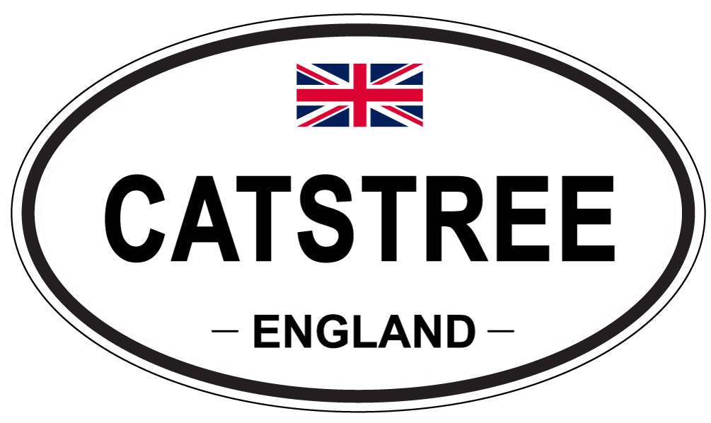 CATSTREE, ENGLAND - Oval Sticker