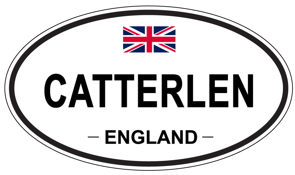 CATTERLEN, England - Oval Magnet