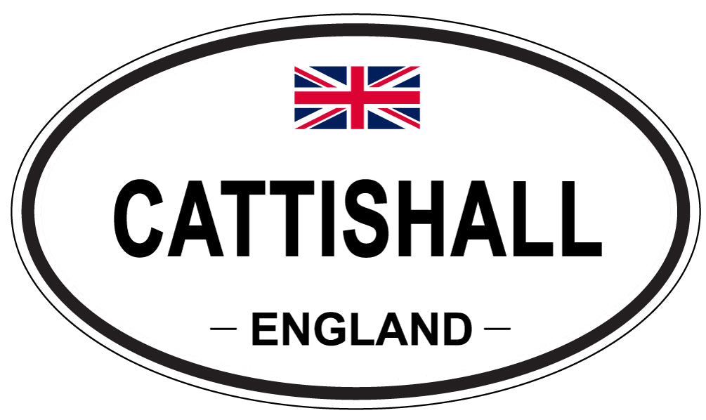 CATTISHALL, ENGLAND - Oval Sticker