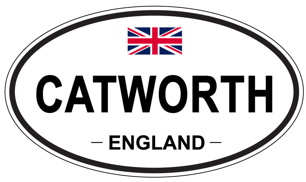 CATWORTH, ENGLAND - Oval Sticker