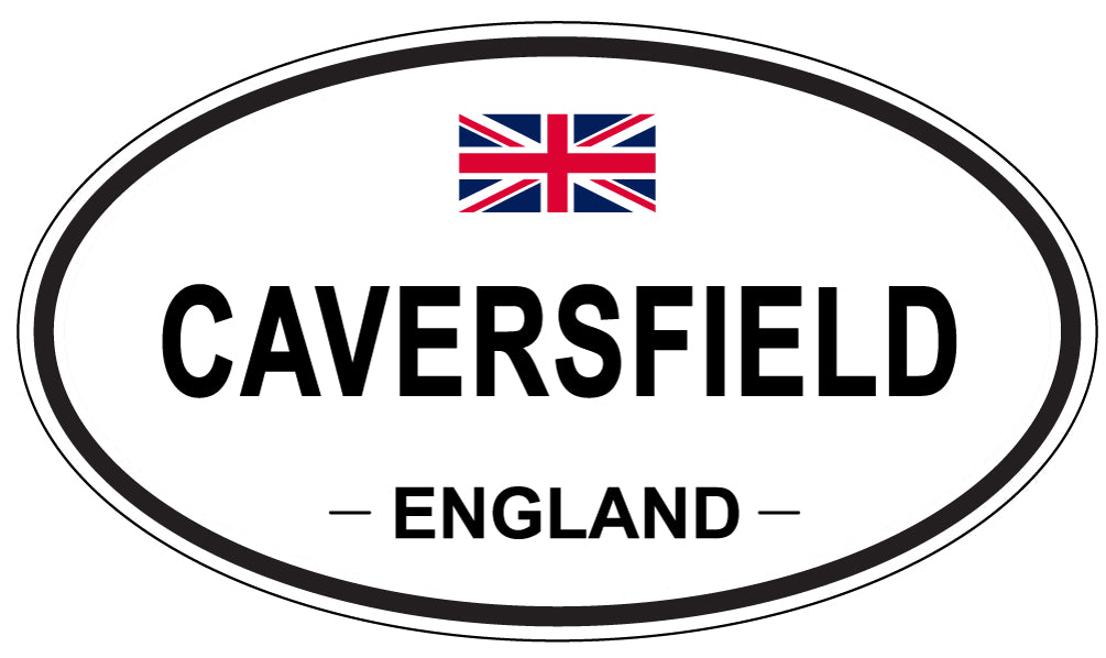 CAVERSFIELD, England - Oval Magnet