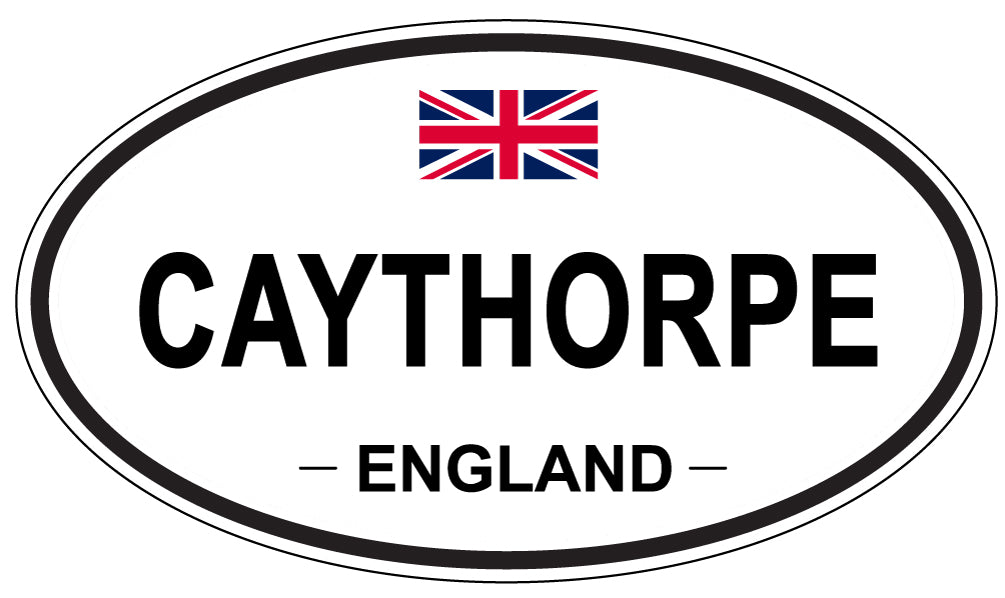 CAYTHORPE, ENGLAND - Oval Sticker
