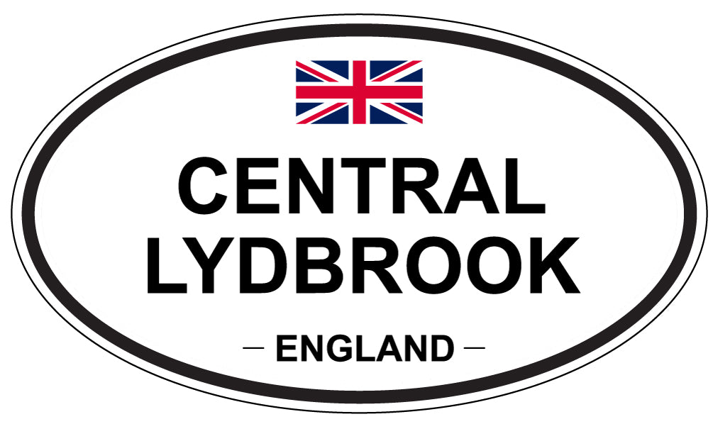 CENTRAL LYDBROOK, ENGLAND - Oval Sticker