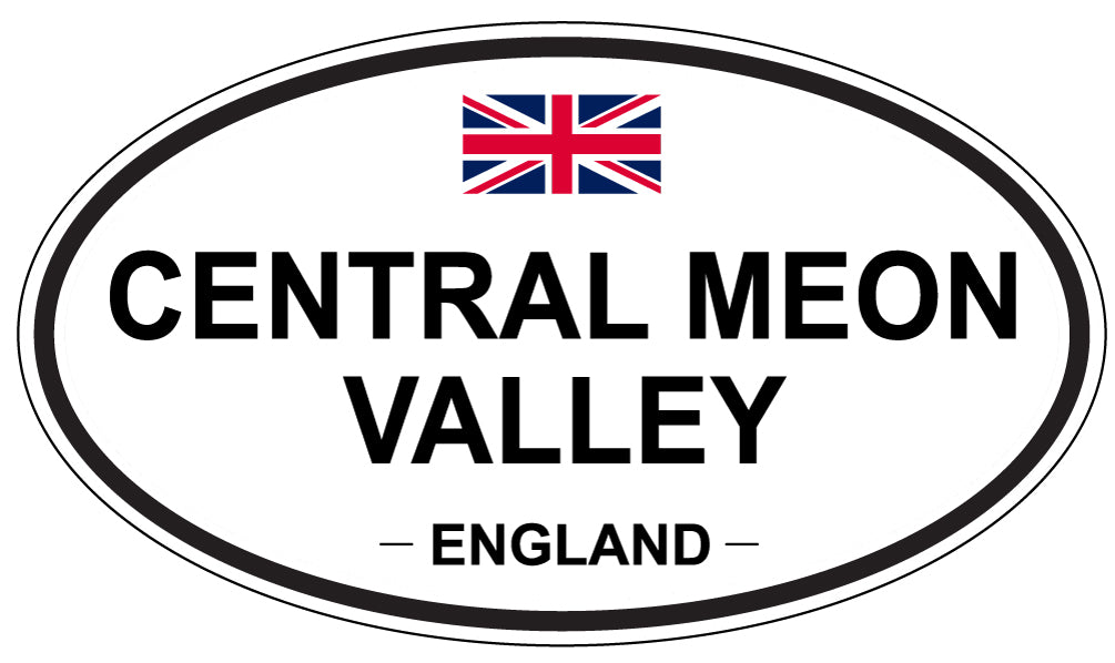 CENTRAL MEON VALLEY, England - Oval Magnet