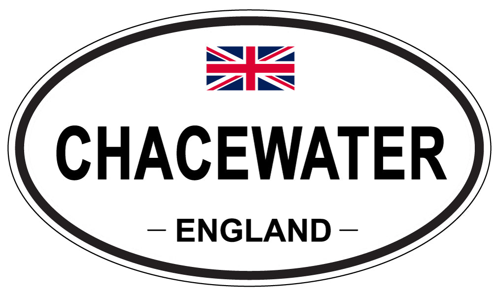 CHACEWATER, ENGLAND - Oval Sticker