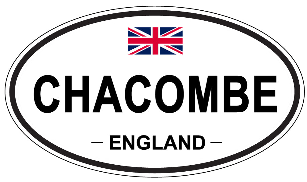 CHACOMBE, ENGLAND - Oval Sticker