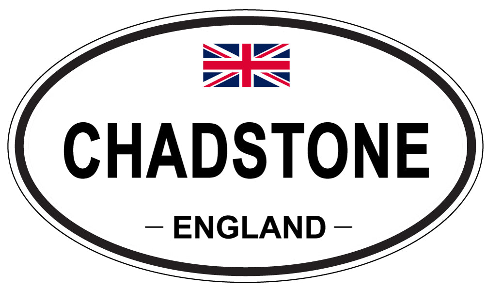 CHADSTONE, ENGLAND - Oval Sticker