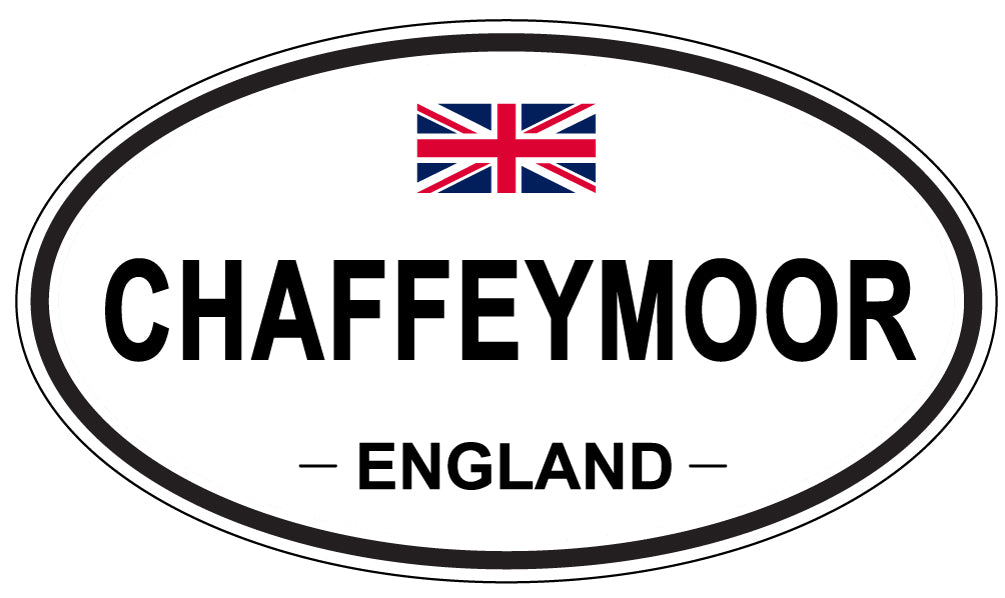 CHAFFEYMOOR, ENGLAND - Oval Sticker