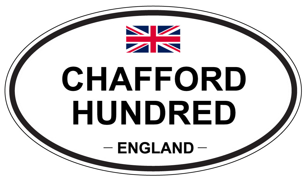 CHAFFORD HUNDRED, ENGLAND - Oval Sticker