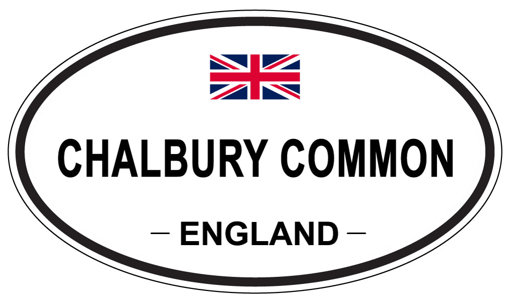 CHALBURY COMMON, ENGLAND - Oval Sticker