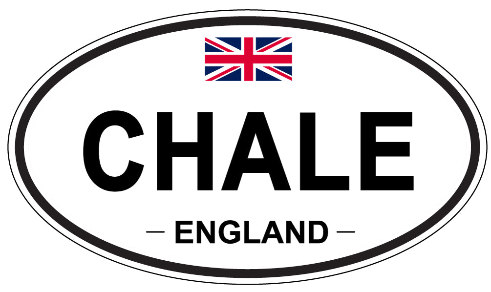 CHALE, ENGLAND - Oval Sticker