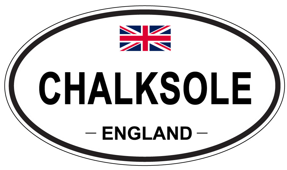 CHALKSOLE, ENGLAND - Oval Sticker